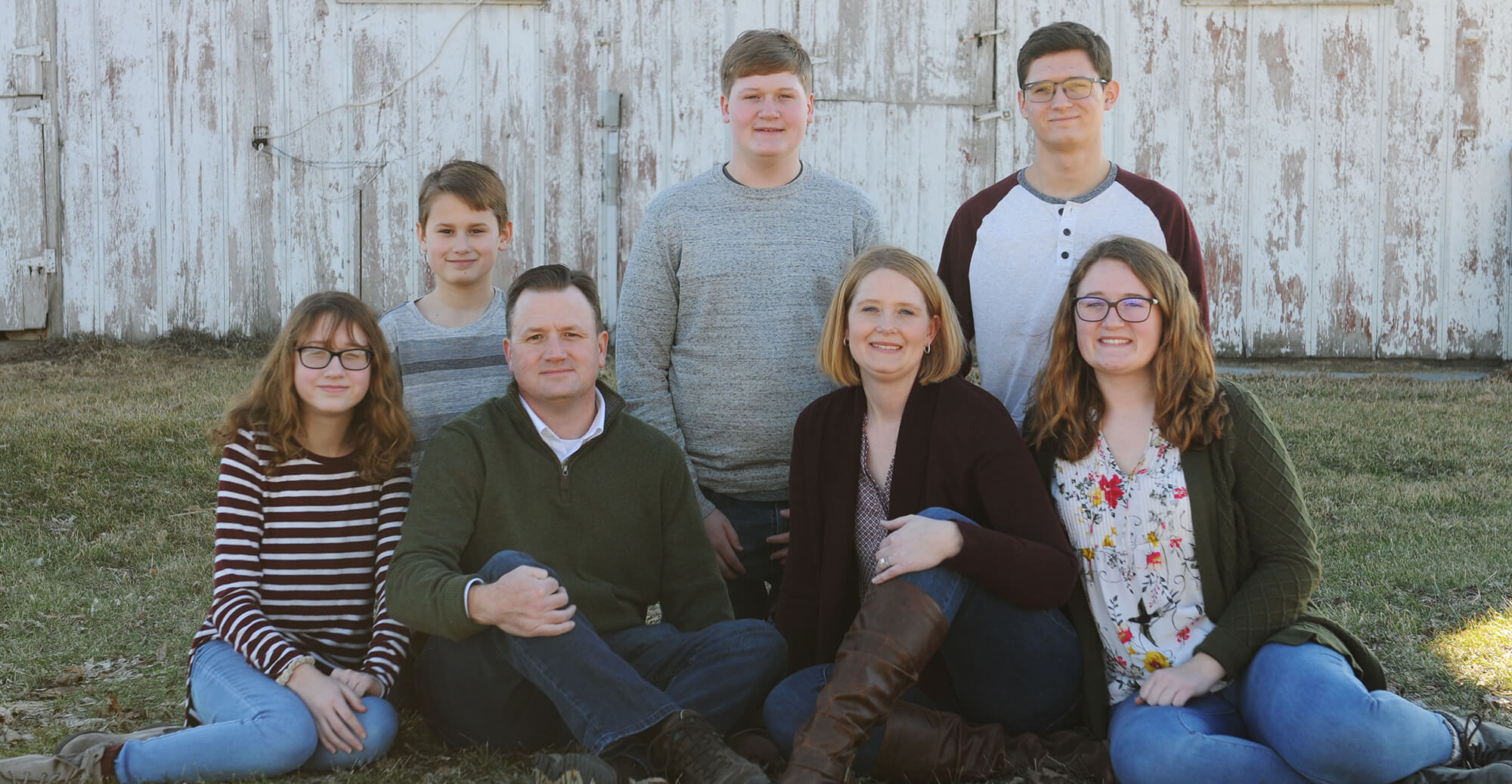 Dr. Kobza and his family