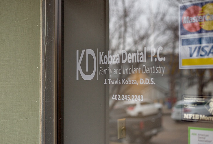 Exterior of Falls City practice, Kobza Dental